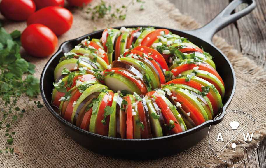 Recette : Ratatouille classique au four