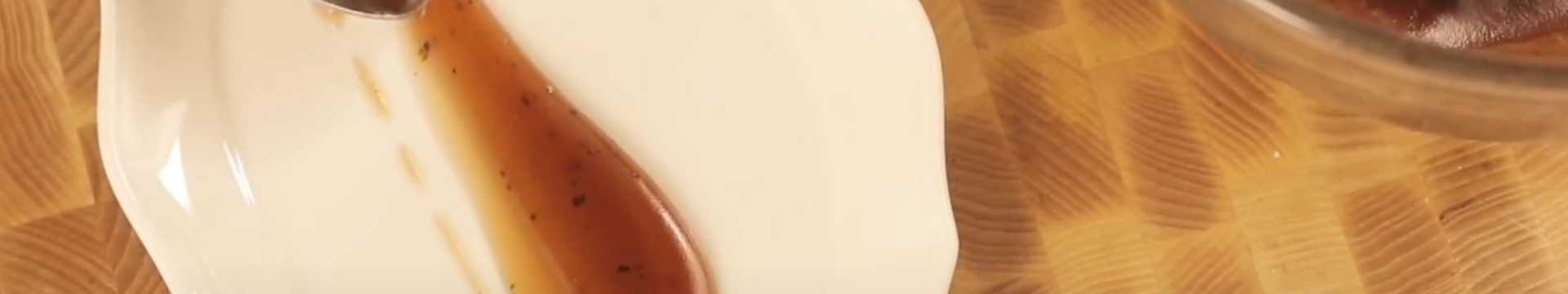 Sauce crémeuse au vinaigre balsamique noir