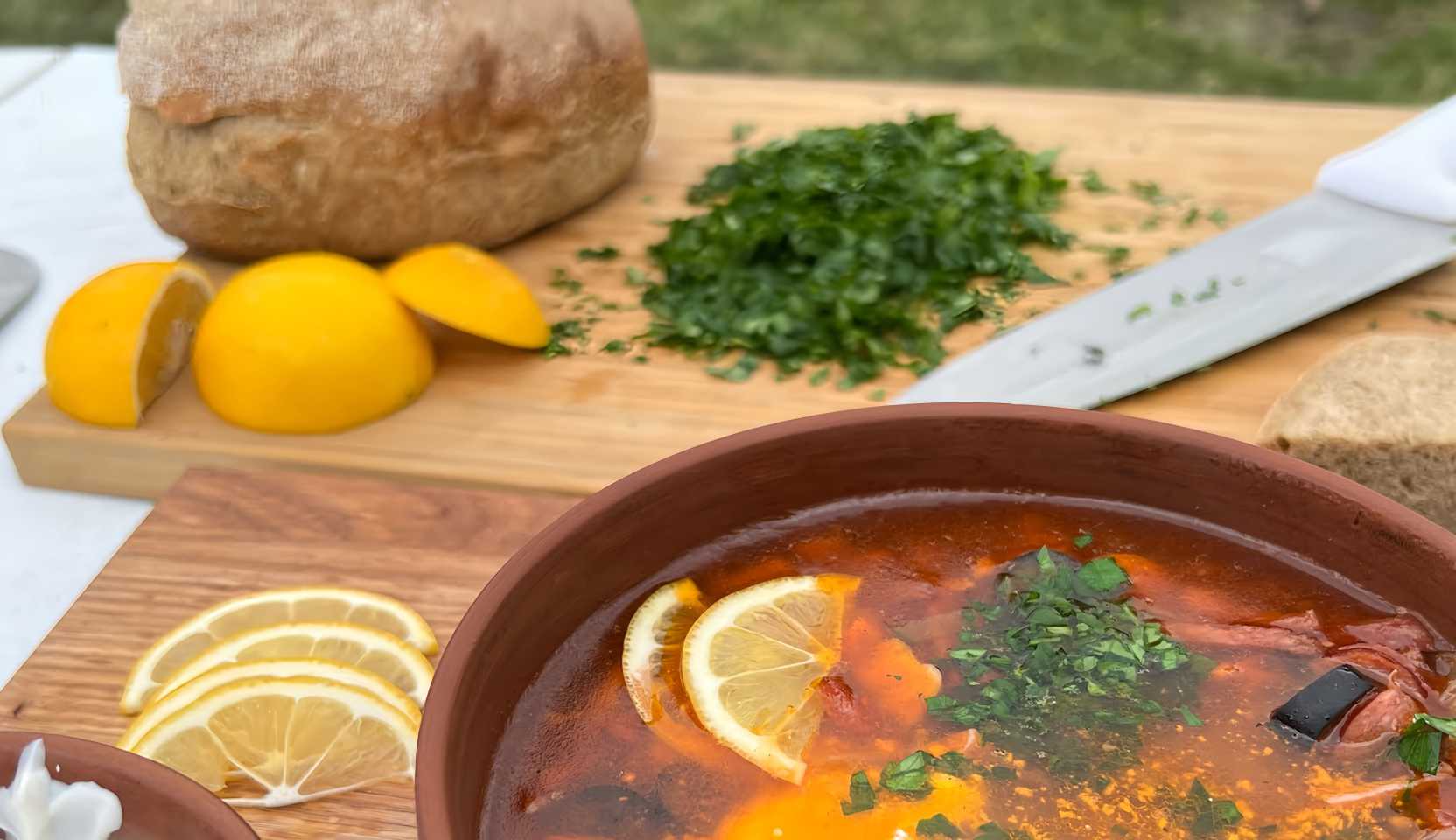 Image du plat : Solyanka aux viandes fumées