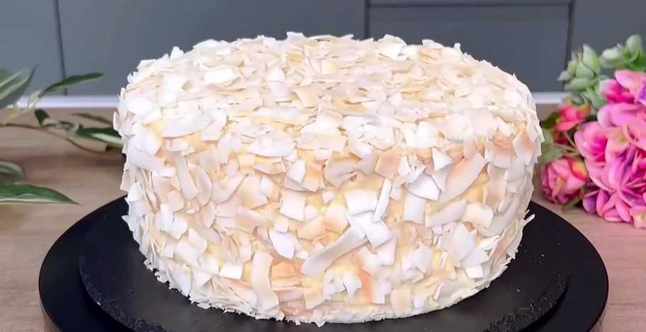 Recette : Gâteau éponge à la crème de coco
