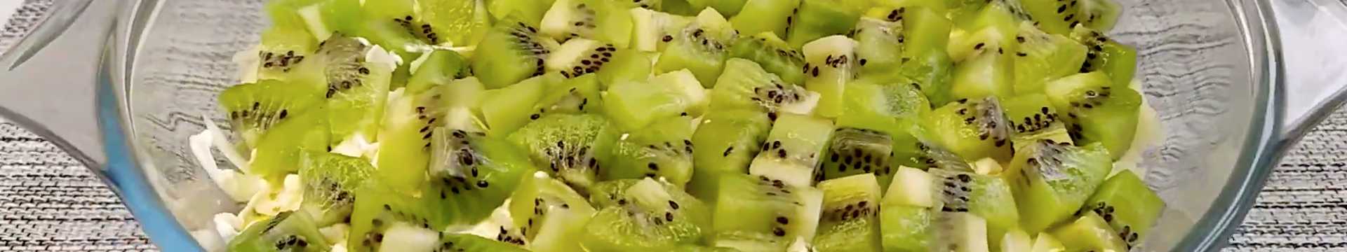 Salade de crabe au kiwi
