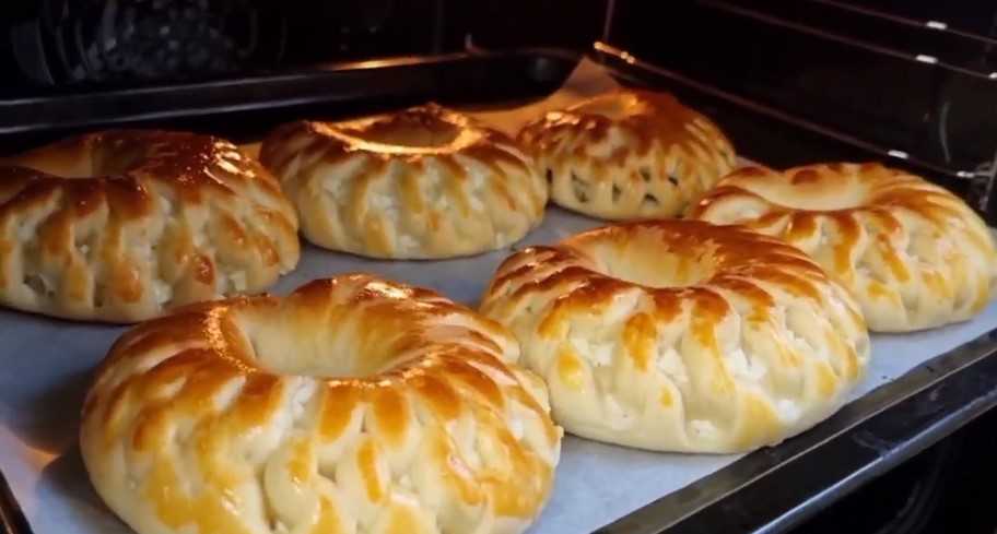 Recette : Rondelles de fromage blanc tressées