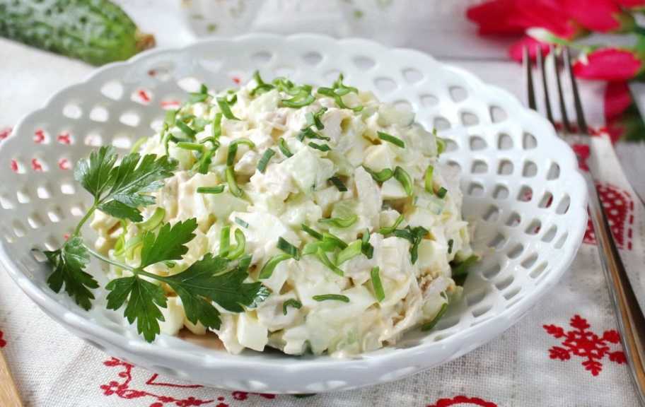 Recette : Salade Olivier au poulet et au yaourt