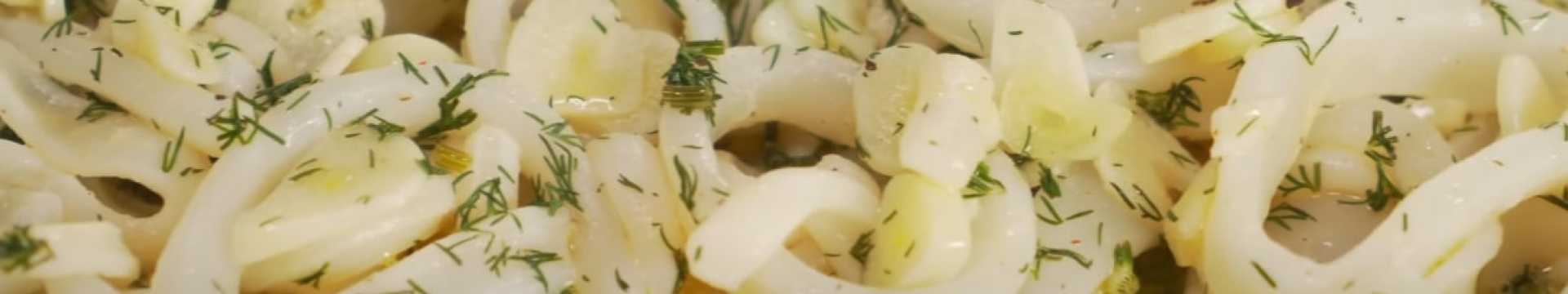 Calamars à la sauce à l'ail