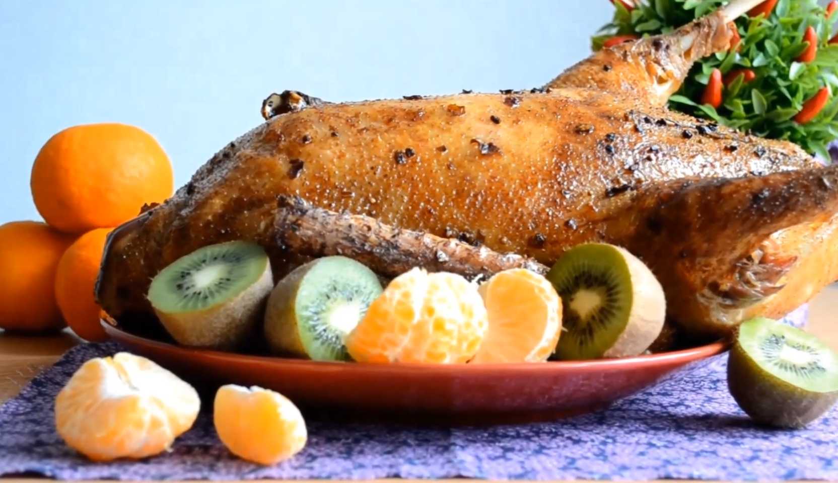 Image du plat : Oie farcie au sarrasin