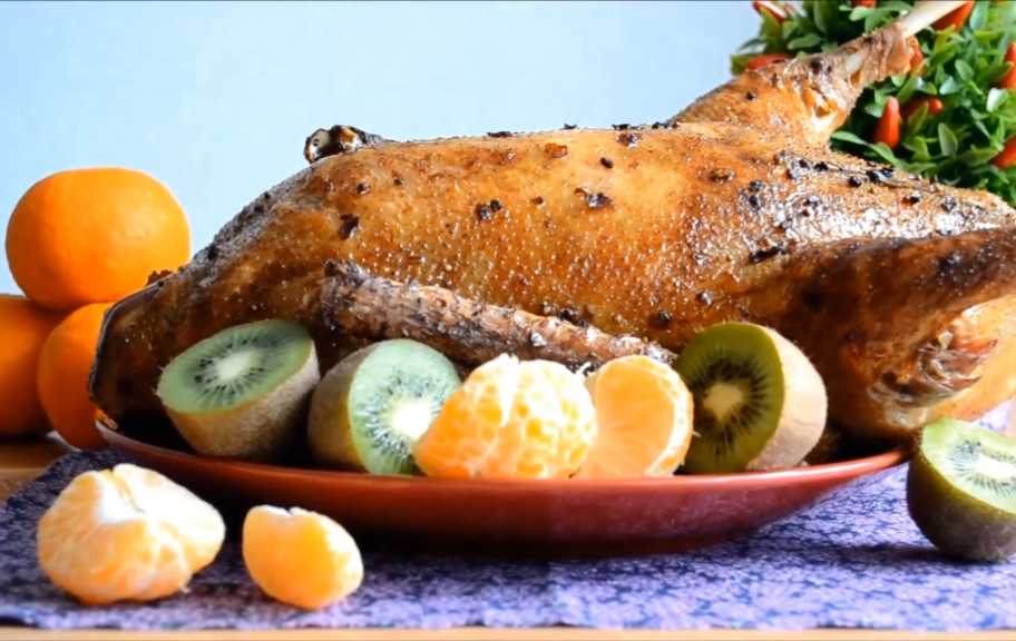 Recette : Oie farcie au sarrasin