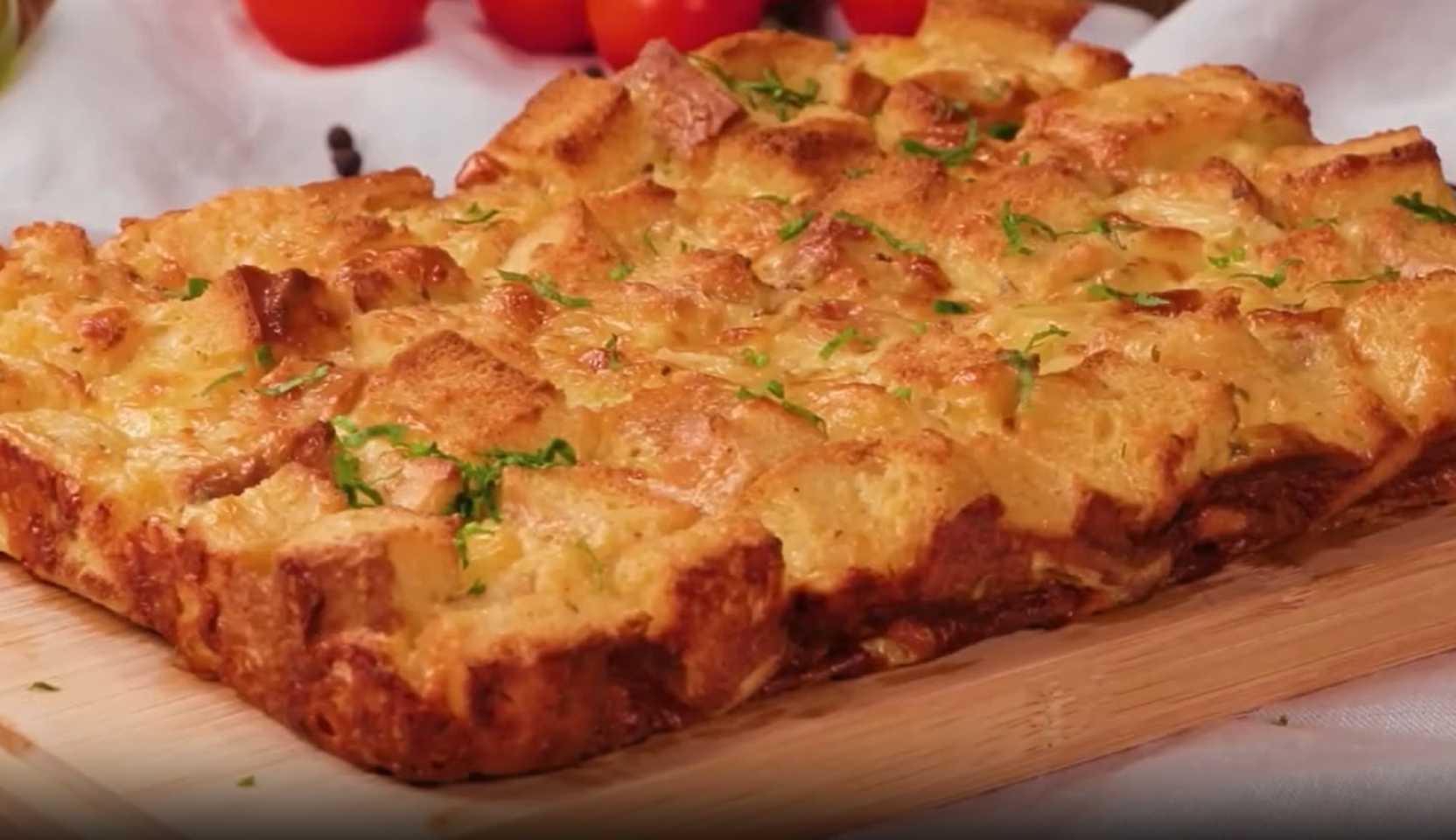 Image du plat : Tarte au fromage à base de pain rassis