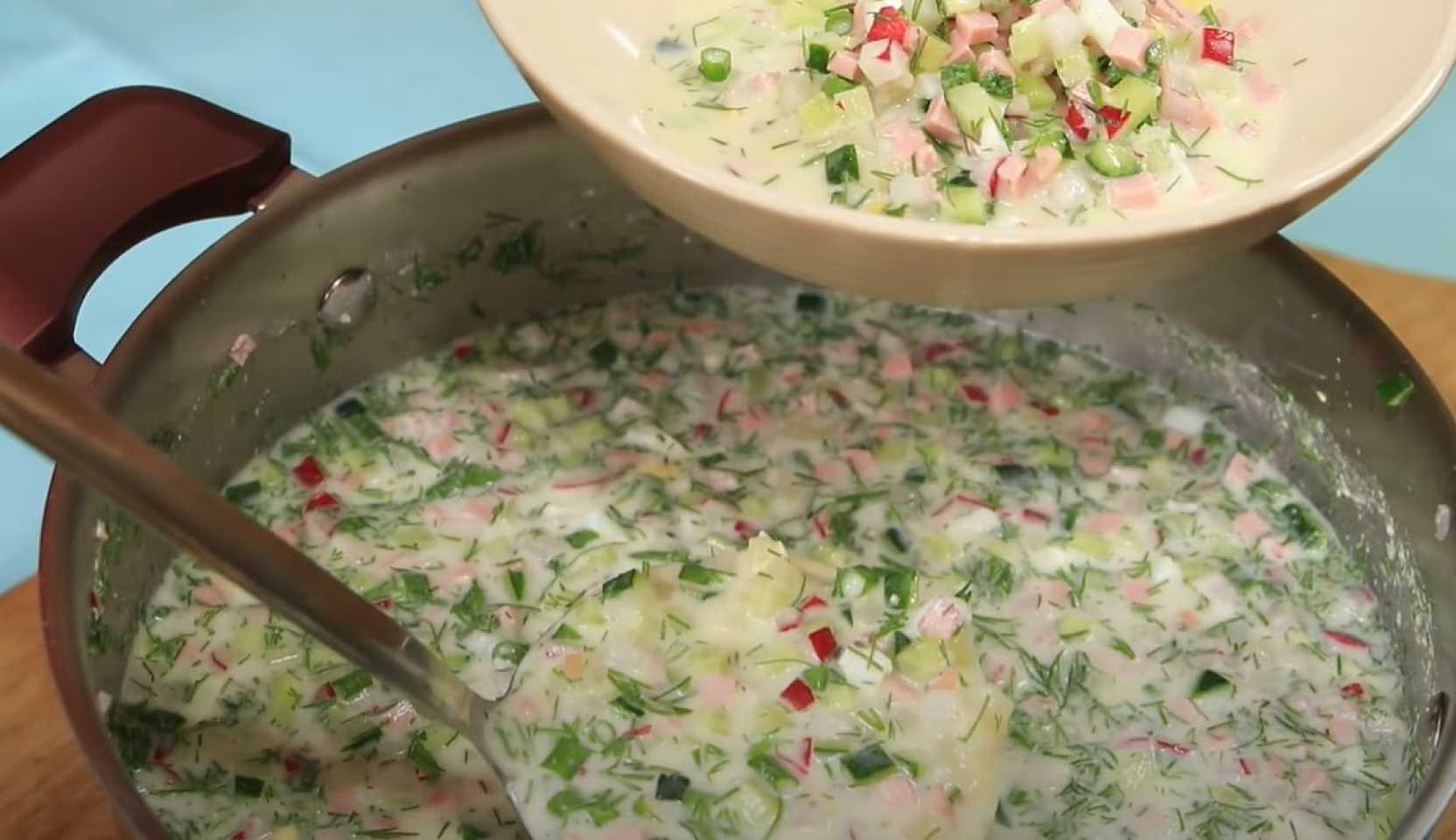 Image du plat : Okroshka à la crème aigre
