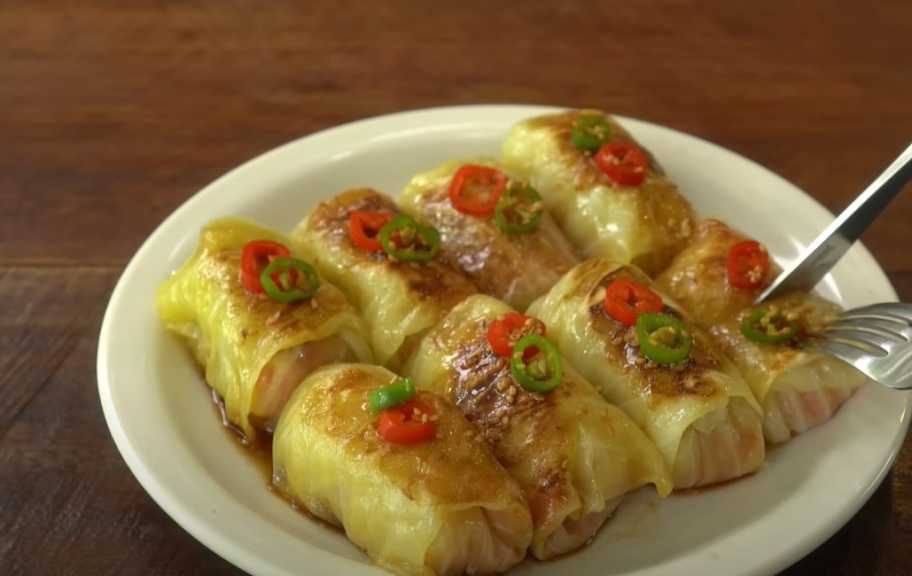 Recette : Mini choux farcis au poulet et aux pois chiches