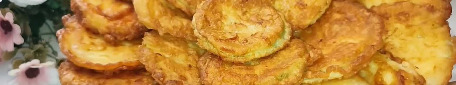 Courgettes frites enrobées de chapelure