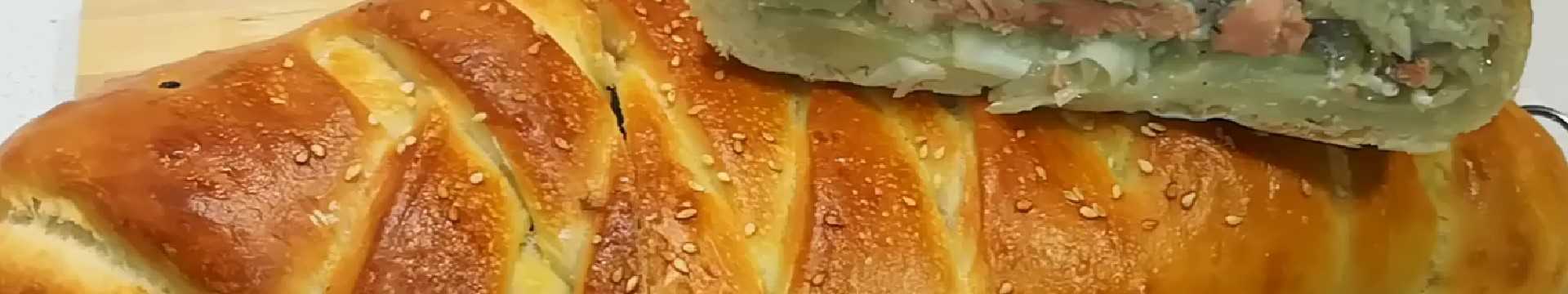 Tourte au poisson et saumon rose