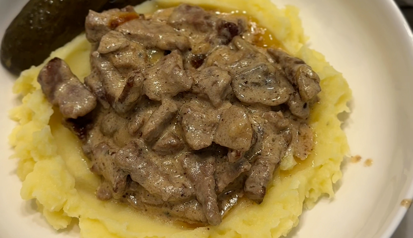 Image du plat : Bœuf Stroganoff à la crème fraîche