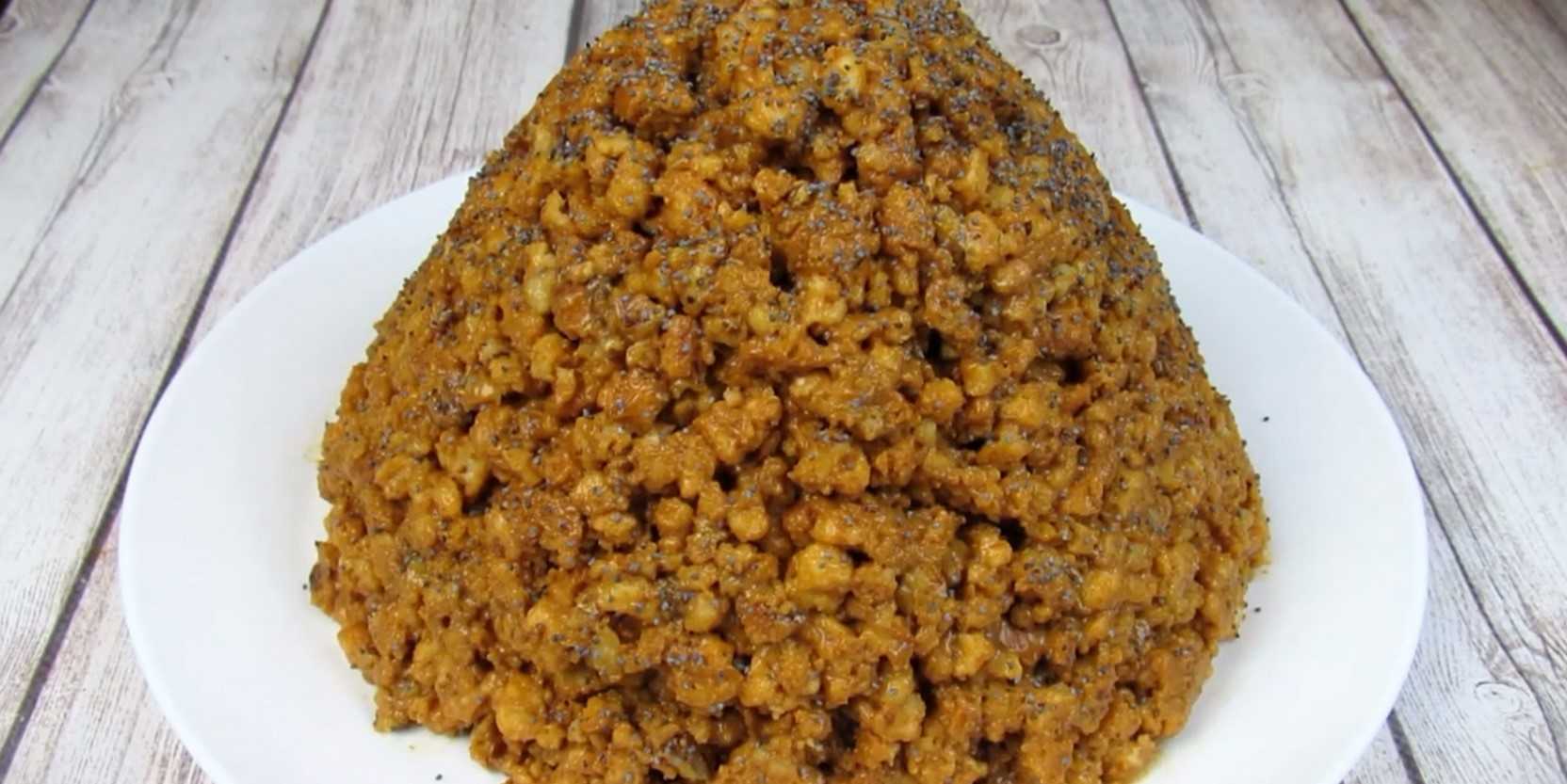 Image du plat : Gâteau fourmilière classique au lait concentré bouilli