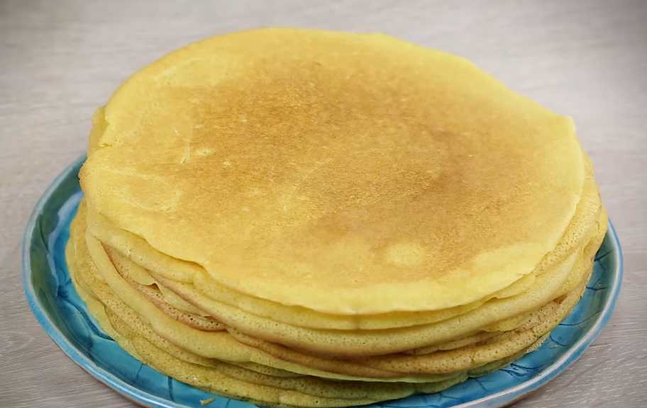 Recette : Crêpes de maïs au lait