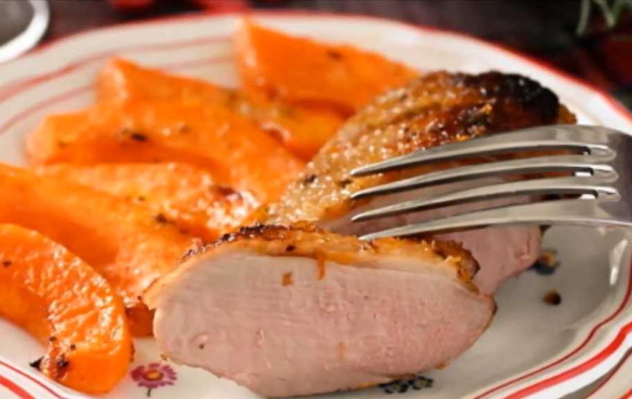 Recette : Magret de canard rôti à la citrouille