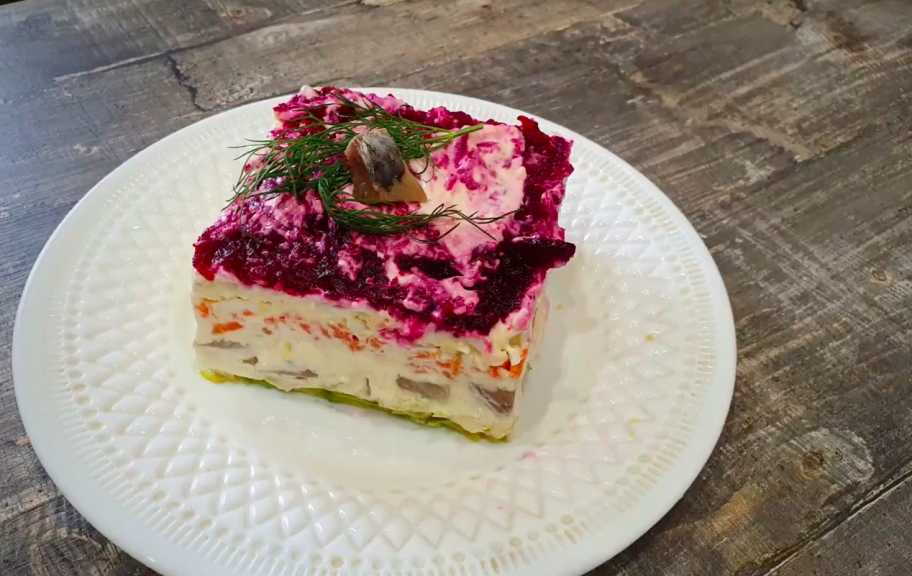 Recette : Du hareng sain sous un manteau de fourrure