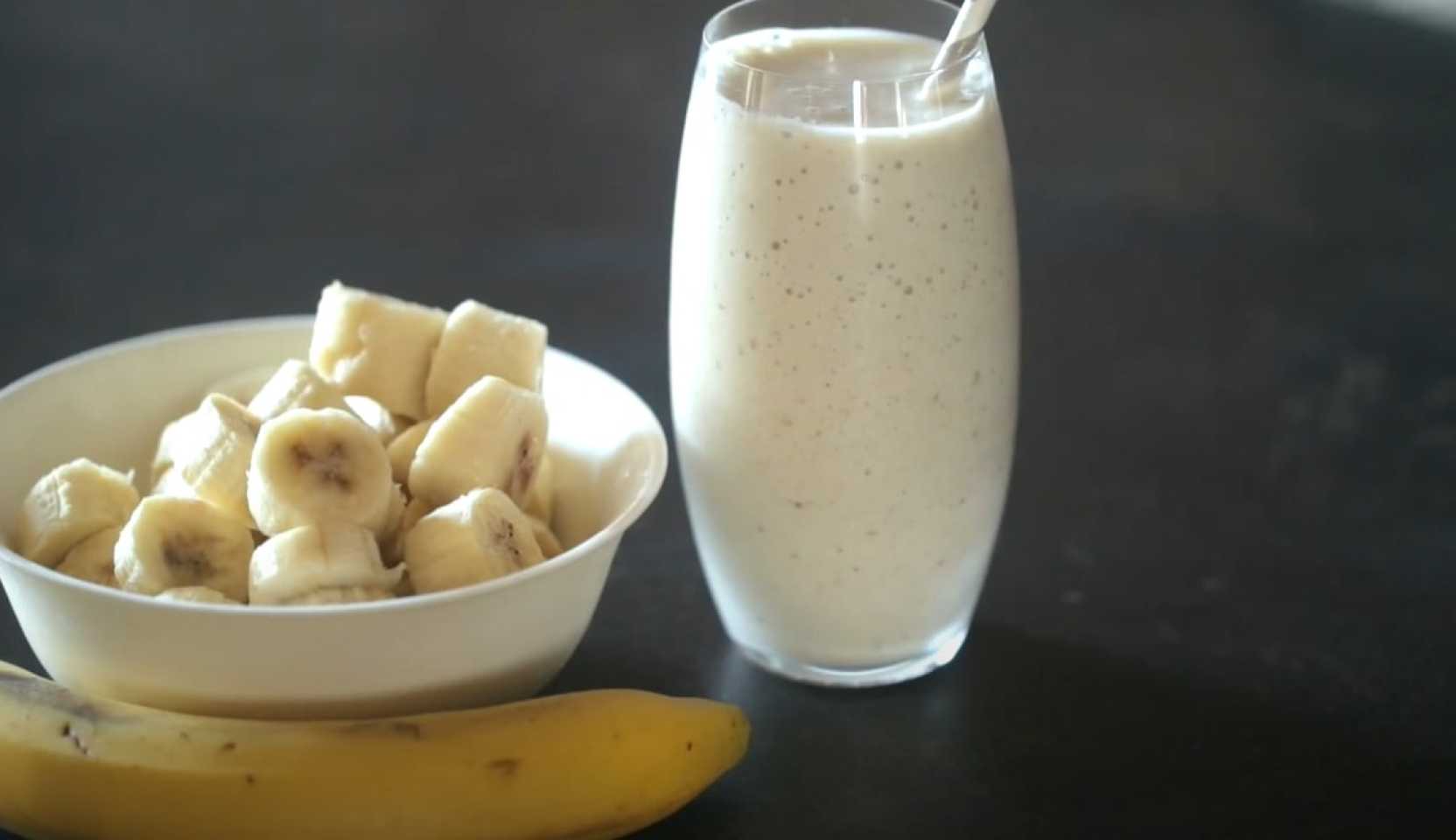 Image du plat : Smoothie au lait et à la banane brûlée