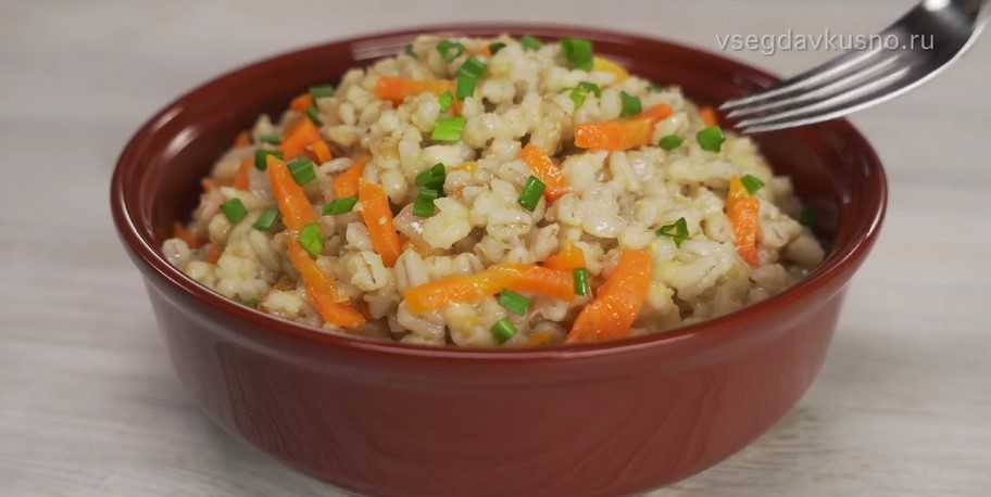 Recette : Bouillie d'orge aux légumes