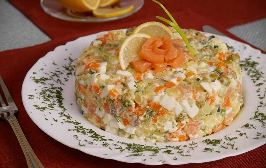 Recette : Salade Olivier au poisson