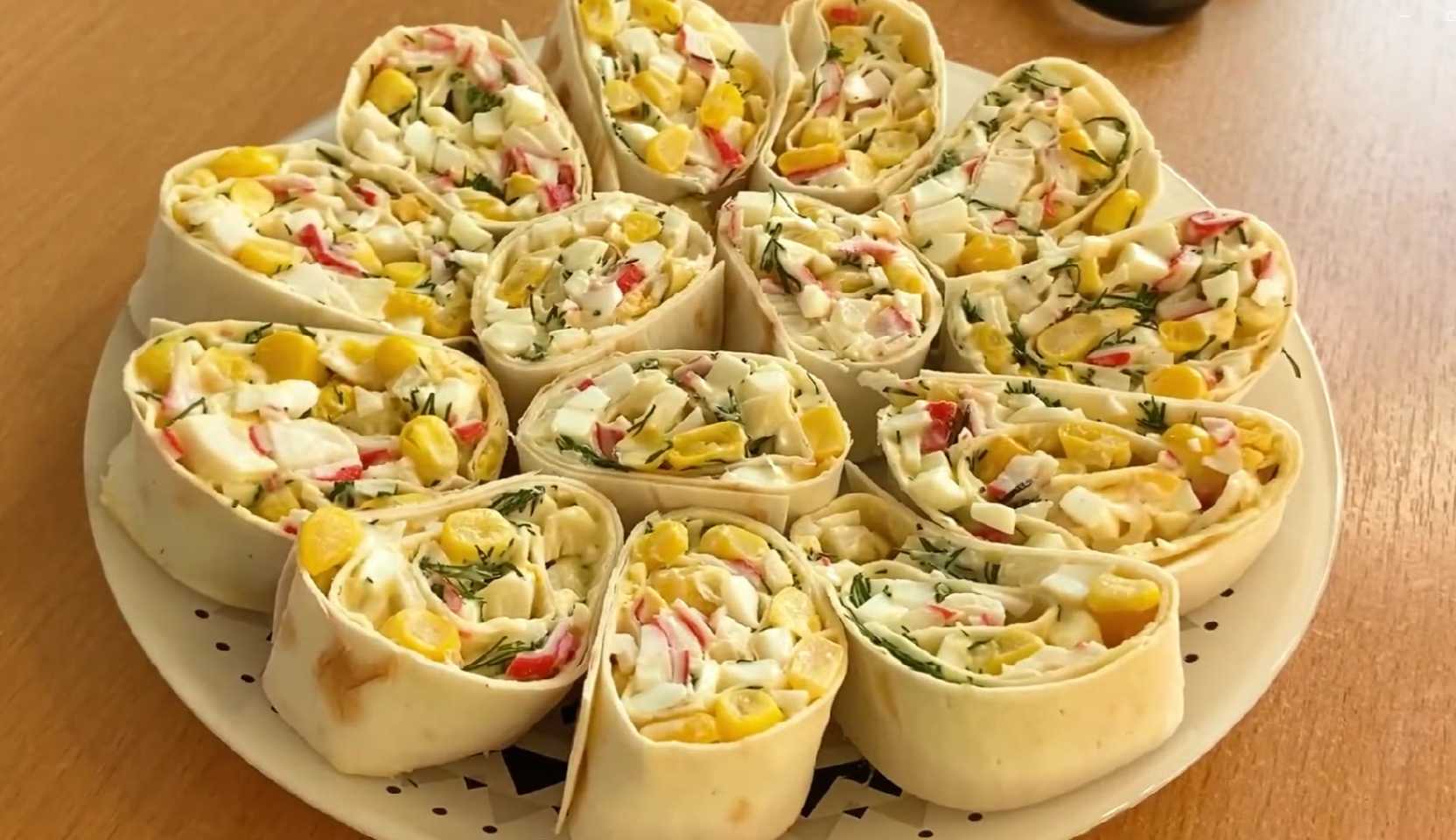 Image du plat : Salade de crabe dans du pain pita