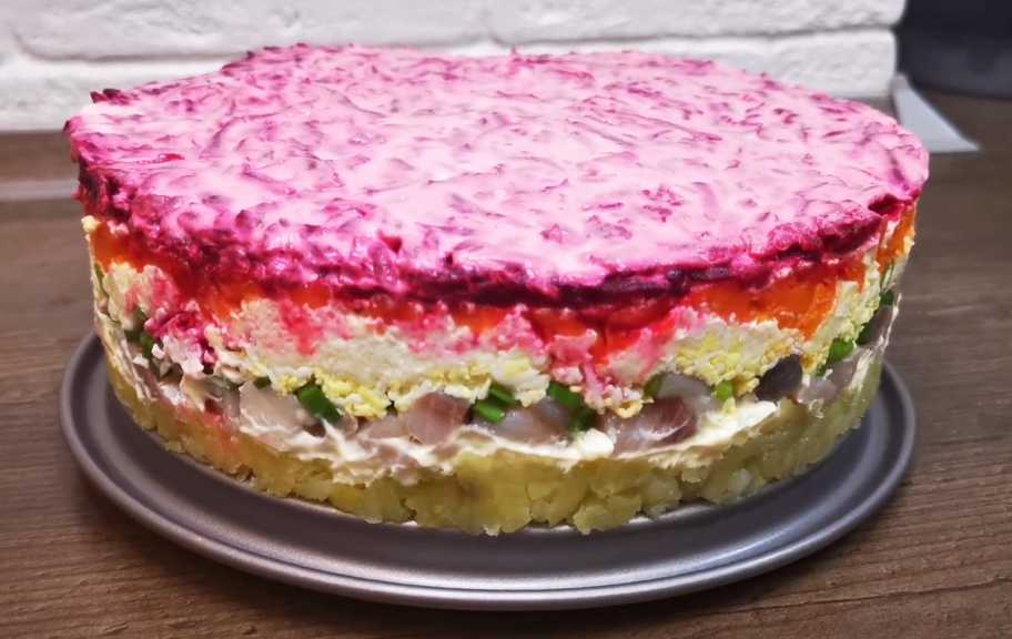 Recette : Hareng sous un manteau de fourrure avec du caviar de capelan