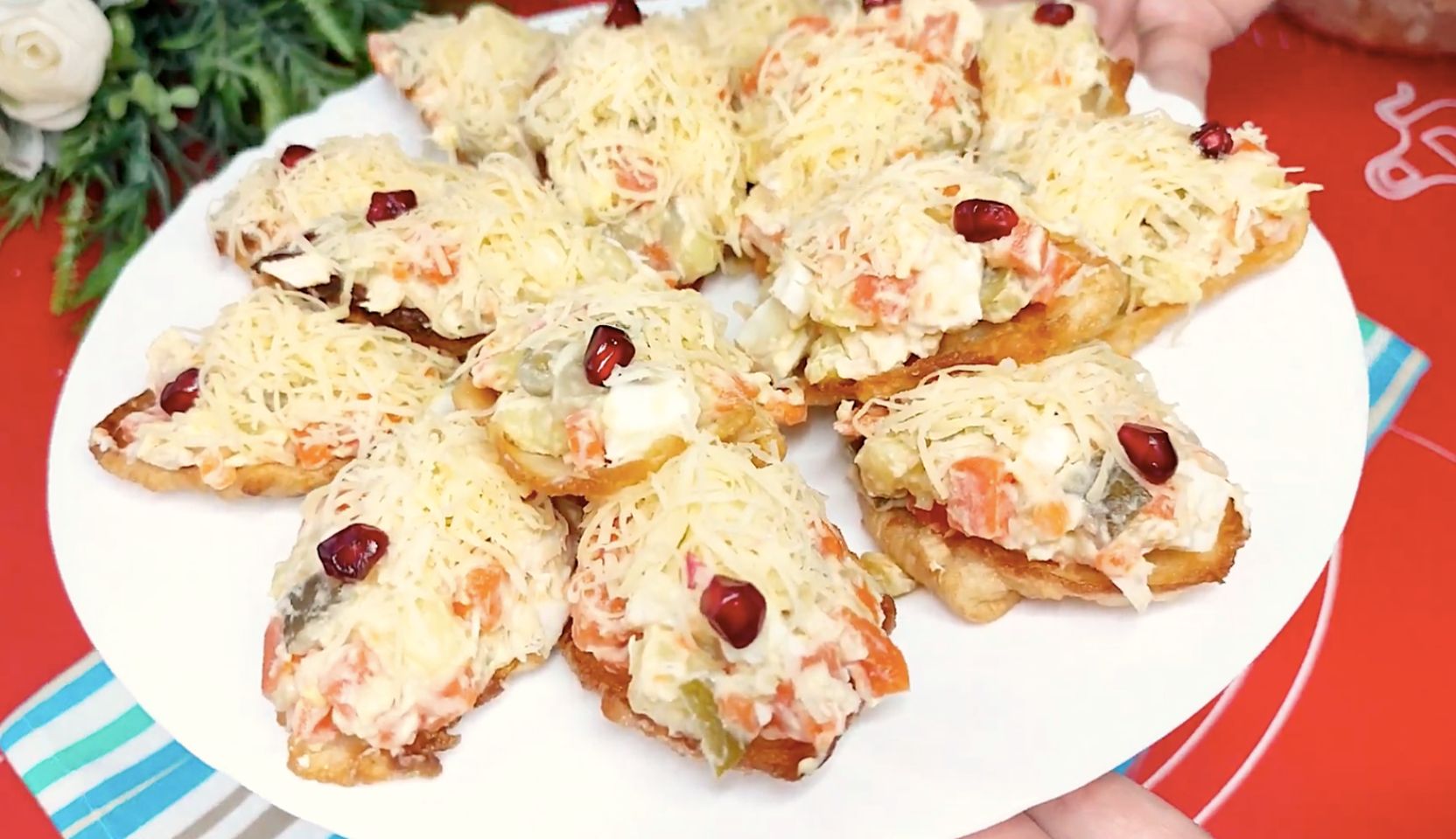 Image du plat : Salade Olivier en tartelettes