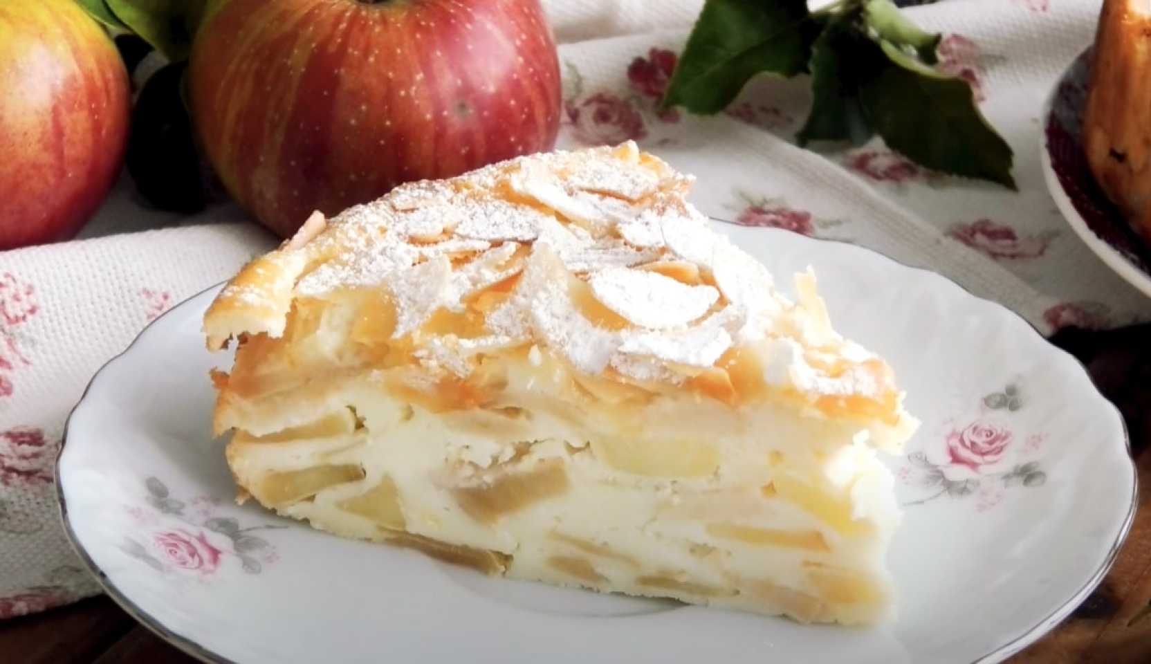 Image du plat : Tarte aux pommes et à la cannelle sans farine