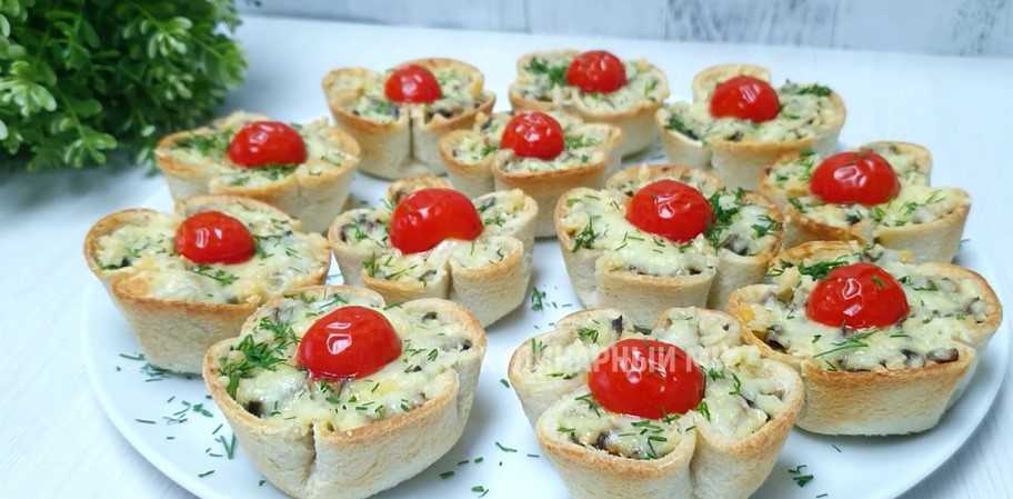 Recette : Paniers de champignons et de fromage