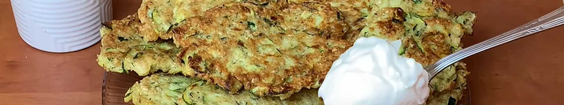 Crêpes aux courgettes et à l'avoine