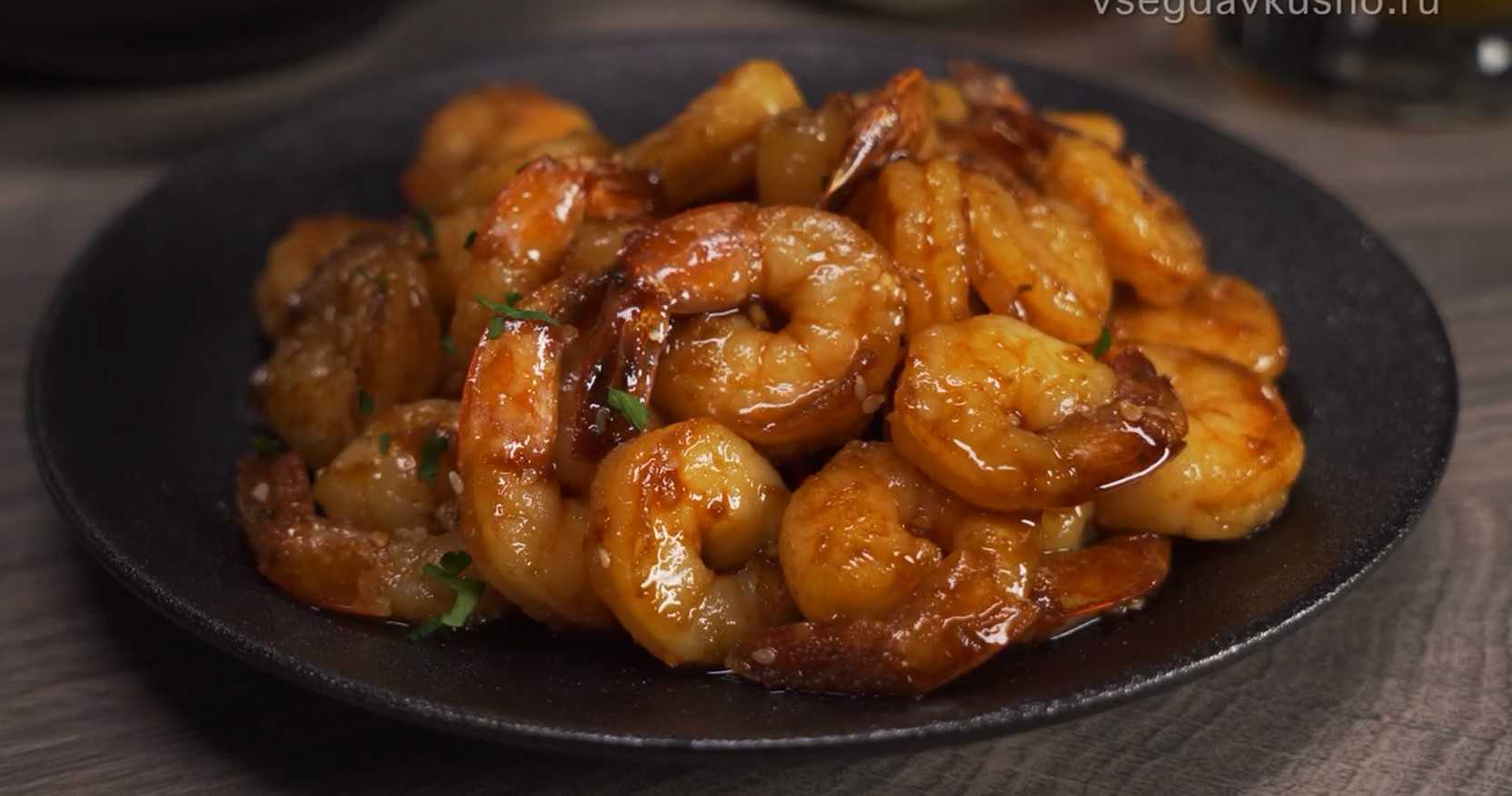 Image du plat : Crevettes frites à l'ail et à la sauce soja