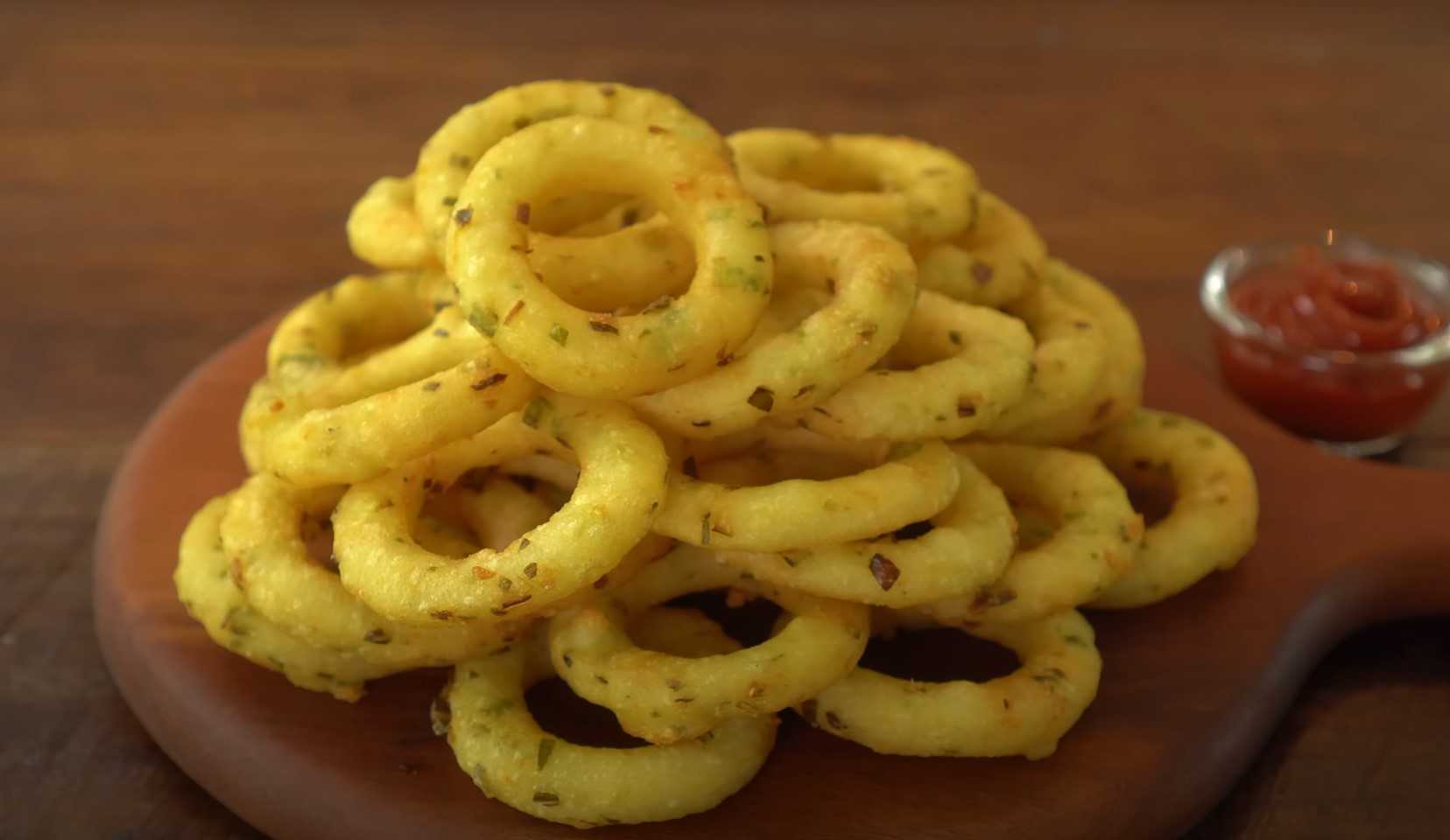 Image du plat : Rondelles de pommes de terre croustillantes à l'ail
