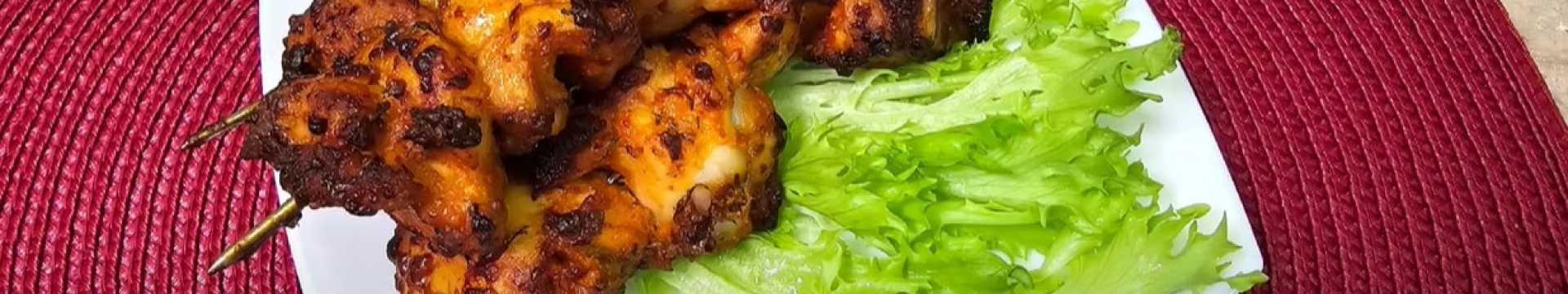 Brochettes de poulet cuites à la friteuse à air