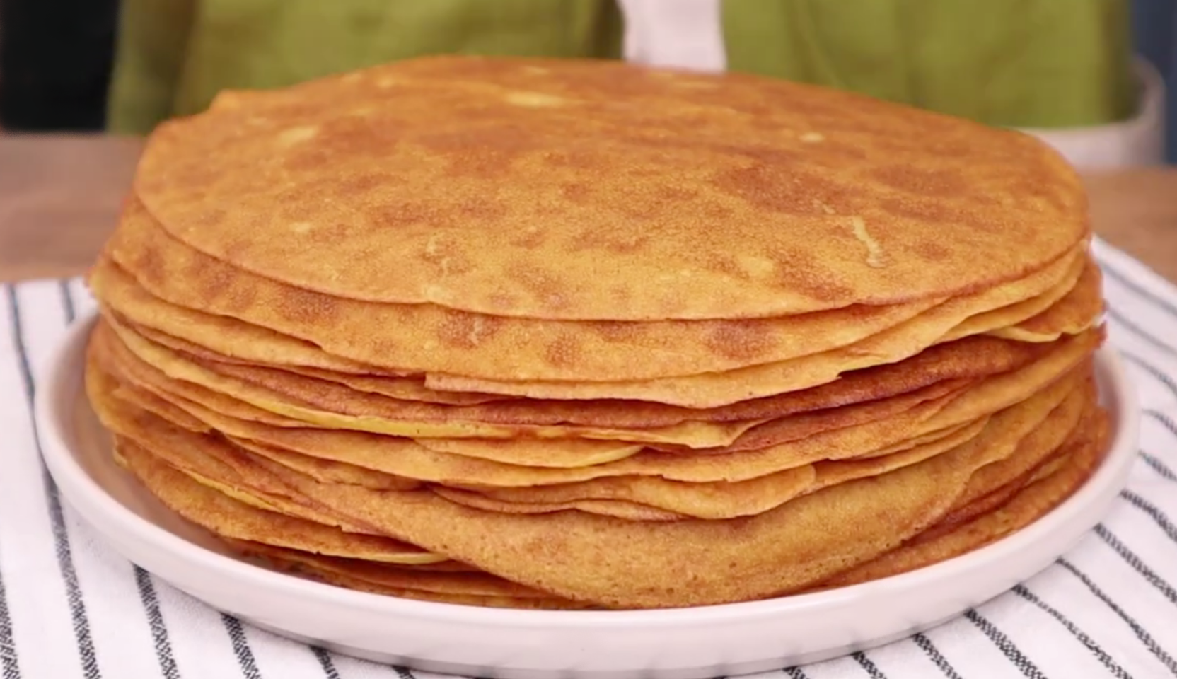Image du plat : Crêpes à la citrouille