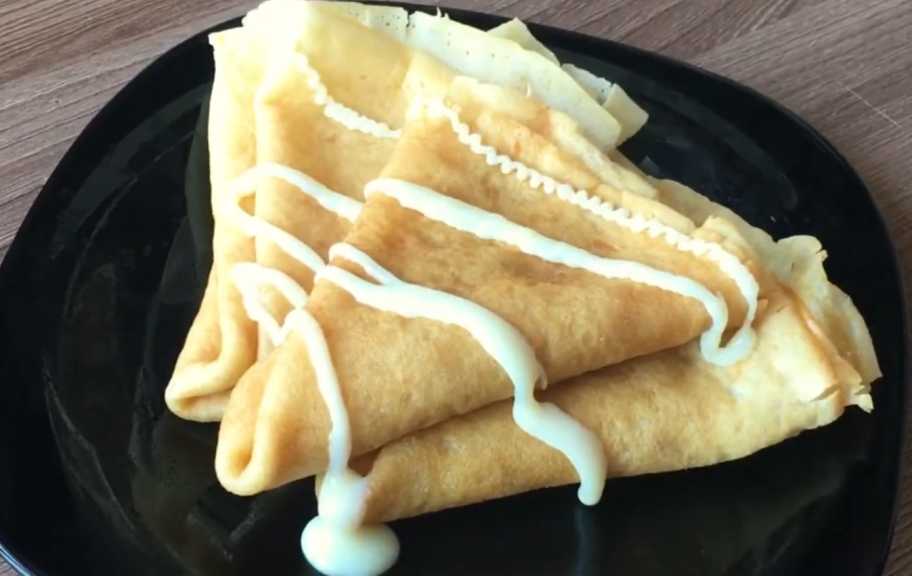 Recette : Crêpes sans œufs au lait