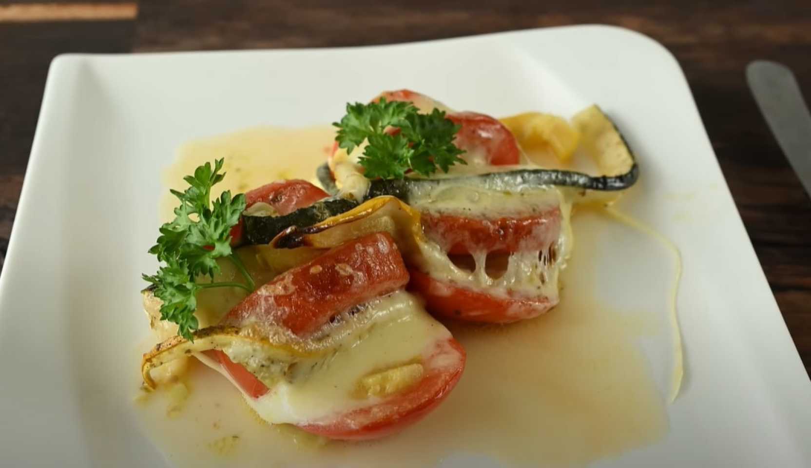 Image du plat : Gratin de courgettes et de tomates