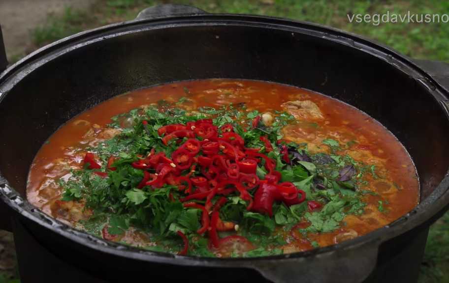 Recette : Chakhokhbili au chaudron