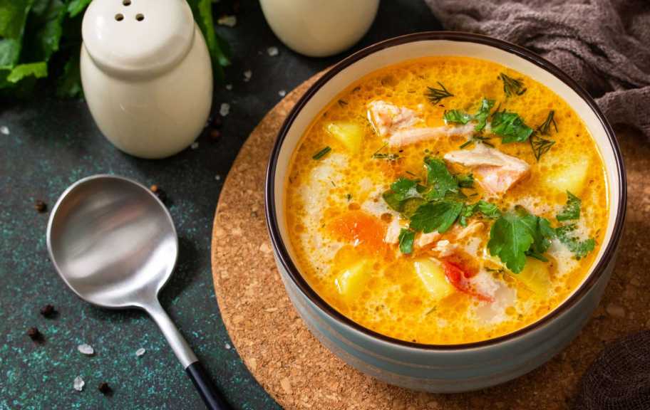 Recette : Soupe de saumon