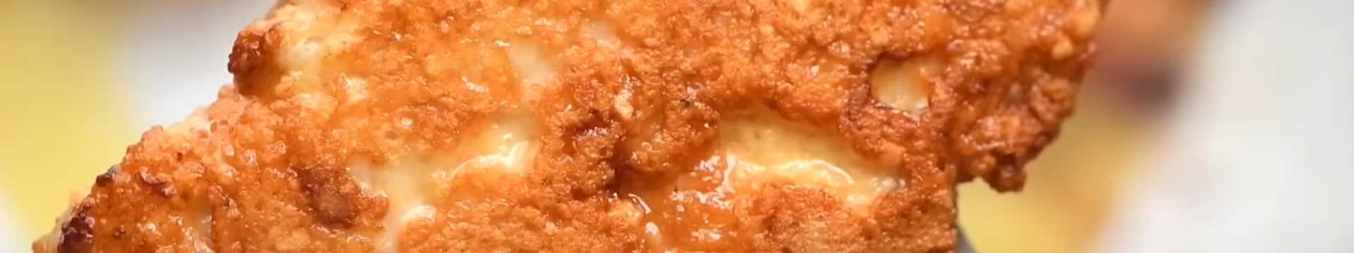 Poitrine de poulet gratinée au parmesan