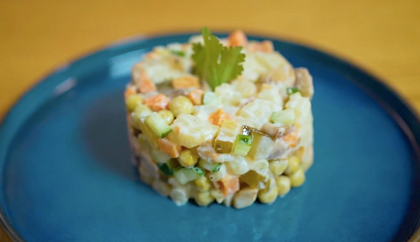 Image du plat : Salade Olivier de Carême aux champignons