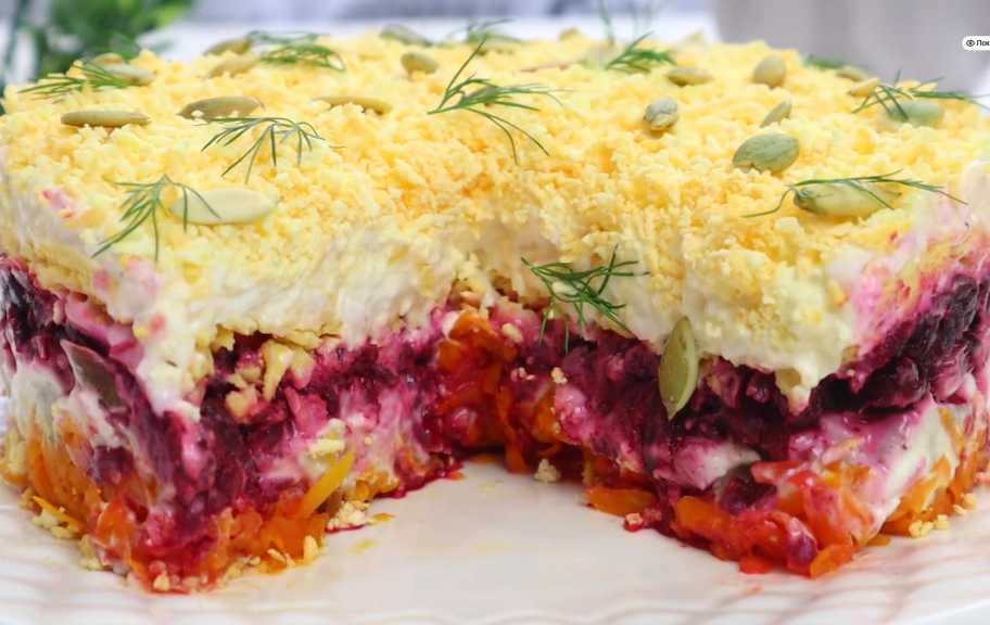 Recette : Hareng sous un manteau de fourrure avec du poulet