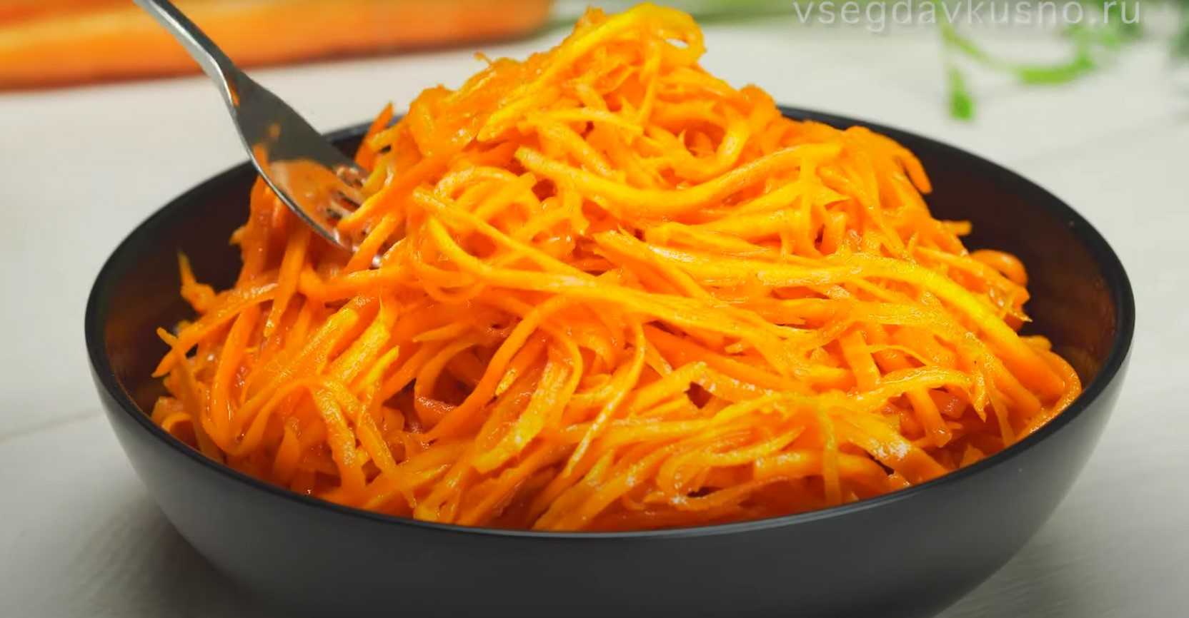 Image du plat : carottes à la coréenne