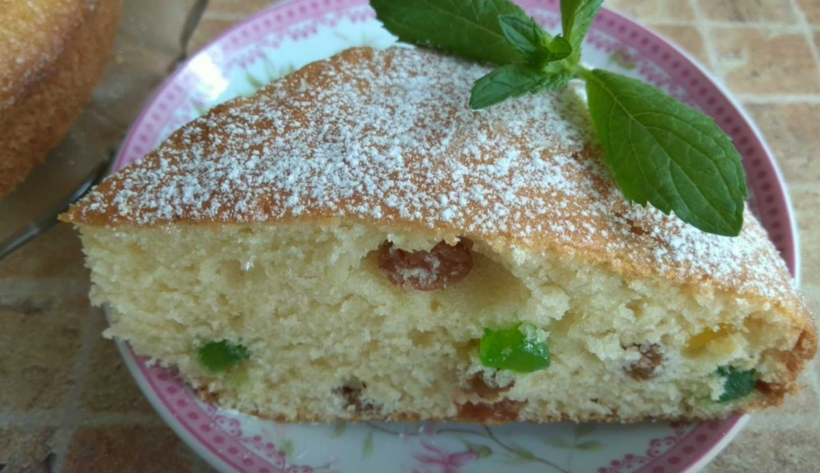 Image du plat : Gâteau au thé. Invités à la porte.