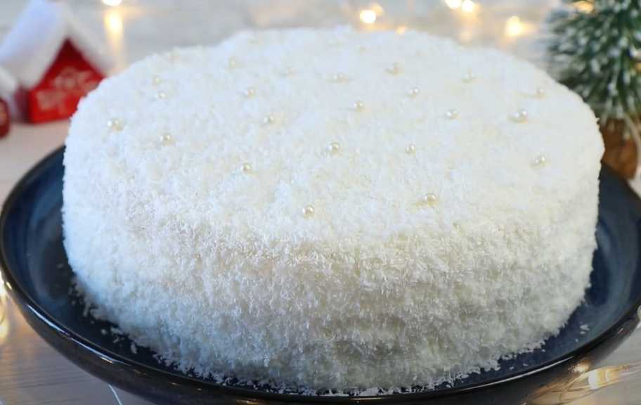 Recette : Gâteau flocon de neige