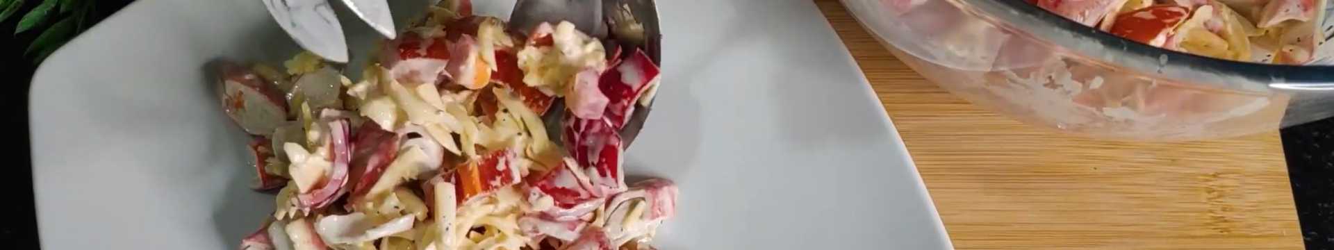 Salade de crabe aux poivrons