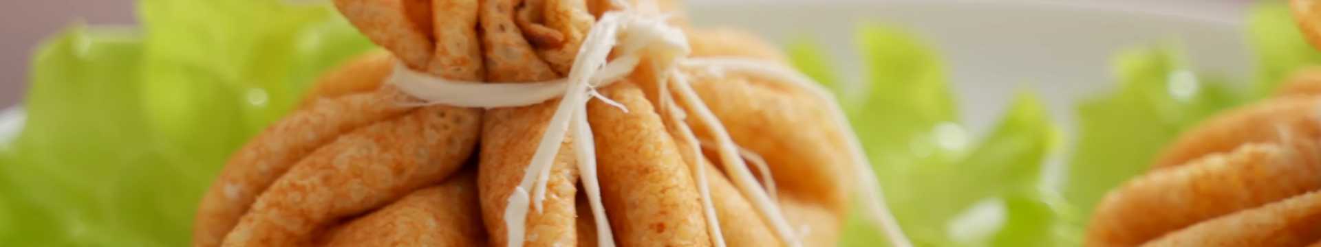 Crêpes au poulet et aux champignons