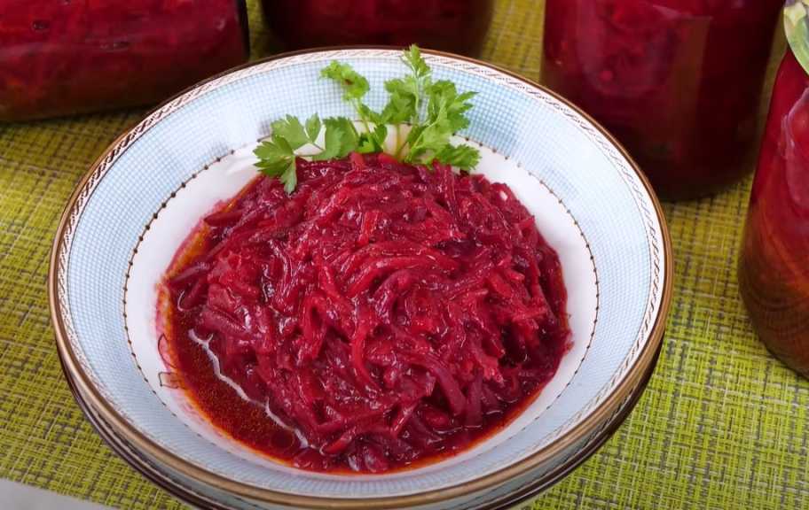 Recette : Sauce bortsch pour l'hiver