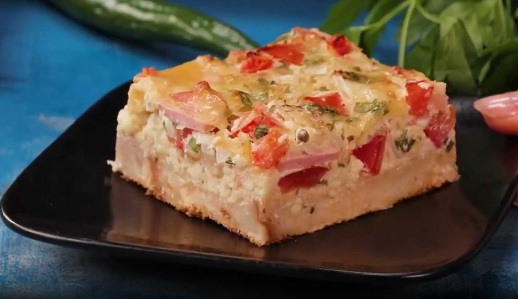 Image du plat : Pizza à base de pain rassis