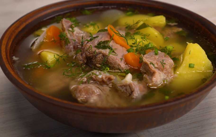 Recette : Soupe de viande et de légumes