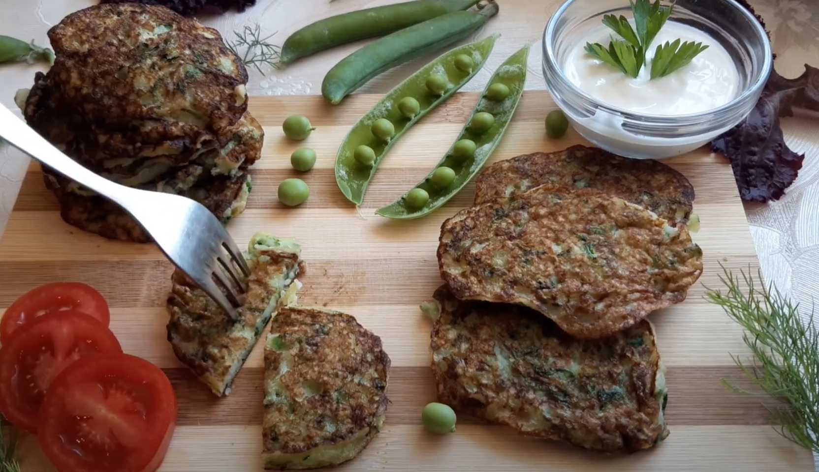Image du plat : Beignets de courgettes à la farine de riz