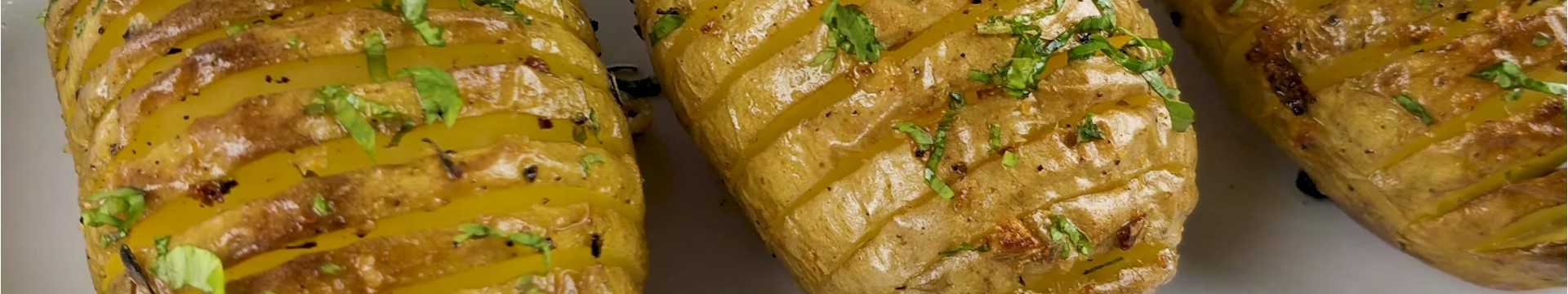 Pommes de terre Hasselback au four